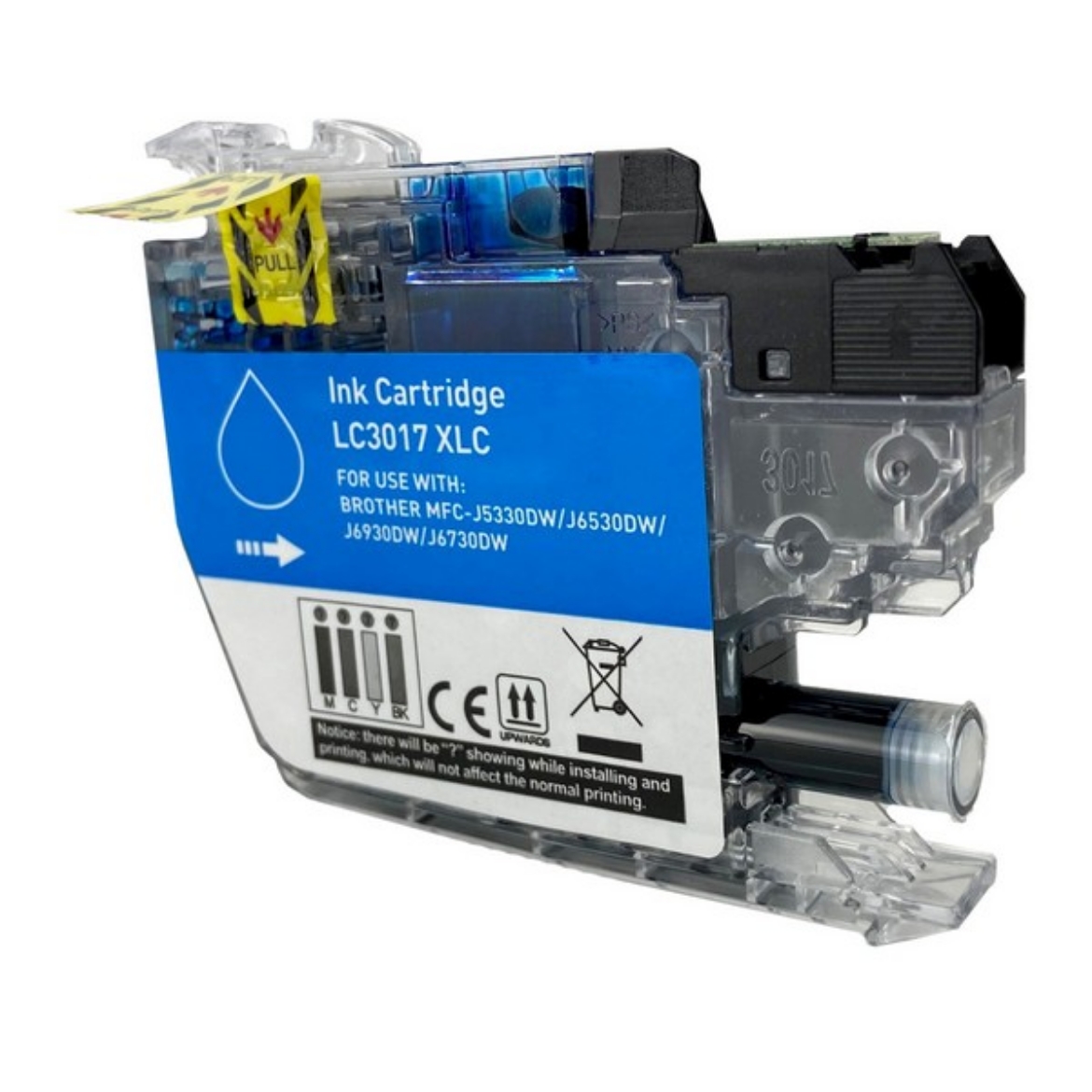 Picture of Compatible LC3017C High Yield Cyan Ink Cartridge (550 Yield)