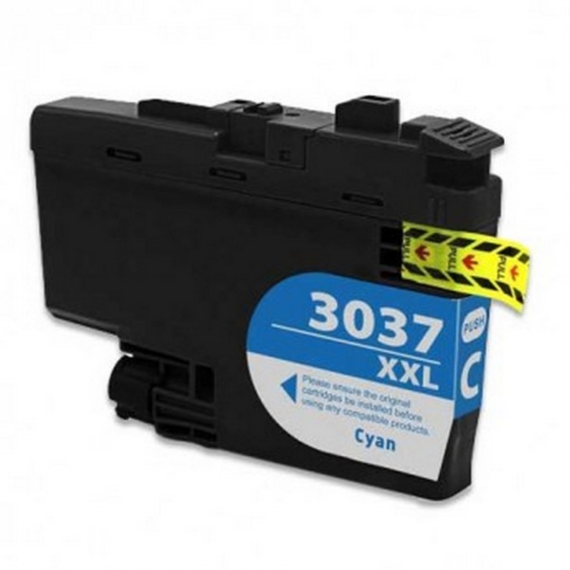 Picture of Compatible LC3037C Super High Yield Cyan Ink Cartridge (1500 Yield)