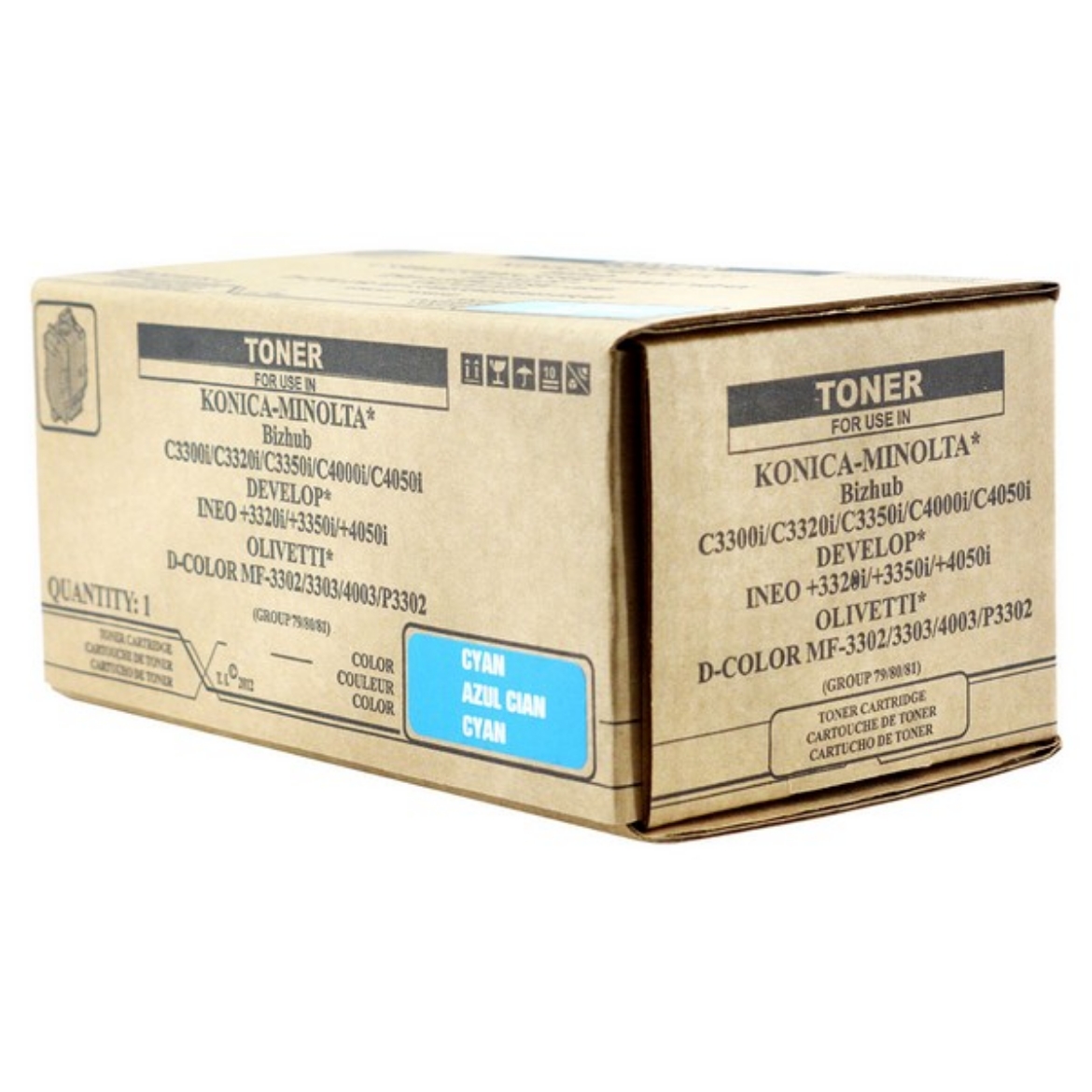 Picture of Compatible AAJW430 (TNP79C) Cyan Toner Cartridge (9000 Yield) (TAA Compliant)