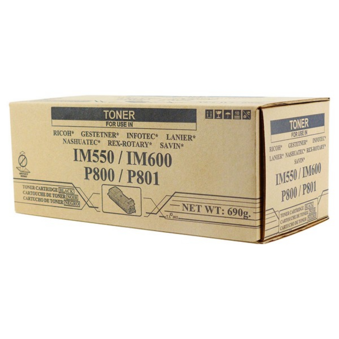 Picture of Compatible 418477 Black Toner Cartridge (25500 Yield) (TAA Compliant)